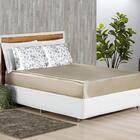 Jogo De Lençol King Cetim Amira 3 Peças Marfim