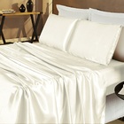 Jogo De Lençol King Cetim Shine 4pç 100% Poliéster - Palha