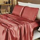 Jogo De Lençol King Cetim Shine 4pç 100% Poliéster - Telha