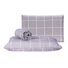 Jogo De Lençol King Classic Estampado 160 Fios 3 Peças - Grid