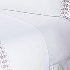 Jogo De Lençol King Com Vira Bordada Percal 200 Fios - Versal