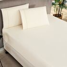 Jogo De Lençol King Elegance Percale 200 Fios 3 Peças - Palha