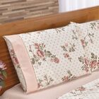 Jogo De Lençol King Magnata 4 Peças - Floral Salmão