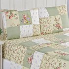 Jogo De Lençol King Patchwork 4 Peças - Verde