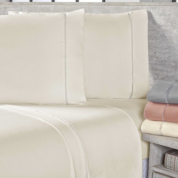 Jogo De Lençol King Percal 400 Fios 4 Peças - Palha