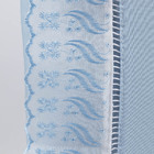 Jogo De Lençol King Suave Barrado Lese 3 Peças Barato - Azul