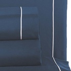 Jogo De Lençol King Top Line 180 Fios 4 Peças - Azul Marinho