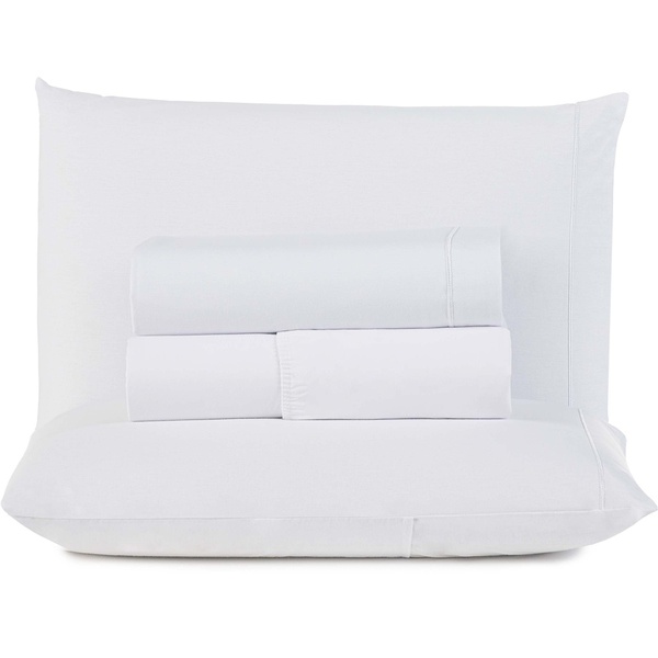 Jogo De Lençol King Top Line 180 Fios 4 Peças - Branco - 100%