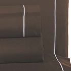 Jogo De Lençol King Top Line 180 Fios 4 Peças - Tabaco - 100%