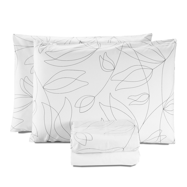 Jogo De Lençol King Tous Les Jours 200 Fios 100% Algodão 4 Pe