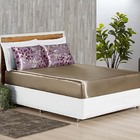 Jogo De Lençol Lotus King 3 Peças Cetim Brilhante Toque Suave