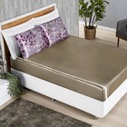 Jogo De Lençol Lotus King 3 Peças Cetim Brilhante Toque Suave