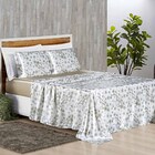 Jogo De Lençol Lotus Padrão 4 Peças Cetim Brilhante Toque Sua