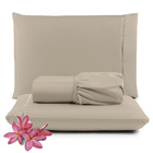 Jogo De Lençol Micropercal 400 Fios Queen 3 Peças Barato - Av