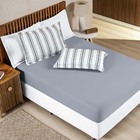 Jogo De Lençol Mimis Queen 3 Peças Malha 100% Algodão Extra M