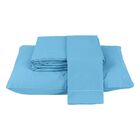 Jogo De Lençol Montreal Casal Queen 4 Pç 150 Fios Turquesa