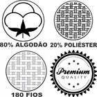 Jogo De Lençol Moscou Padrão Ponto Palito 4 Peças Barato - Cá