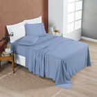 Jogo De Lençol Nobre King 4 Peças Micropercal 200 Fios Bordad