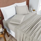 Jogo De Lençol Nobre Solteiro 3 Peças Micropercal 200 Fios Bo