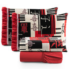 Jogo De Lençol Oriental Casal 4 Pçs Algodão 180 Fios Estampad