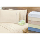 Jogo De Lençol Palha Ponto Palito Casal 200 Fios 4 Peças Teci