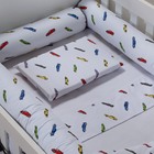 Jogo De Lençol Para Berço Americano 100% Algodão 3 Peças - Ra