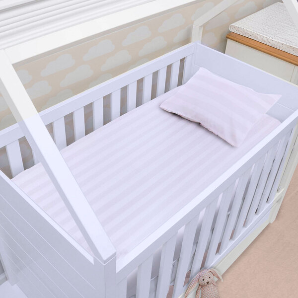 Jogo De Lençol Para Chiqueirinho Cercadinho Mini Berço 100 Al