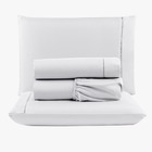 Jogo De Lençol Peletizado 400 Fios Casal 4 Peças Barato - Cas