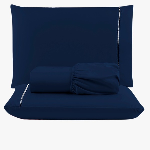 Jogo De Lençol Peletizado 400 Fios King 3 Peças - Casa - Hote