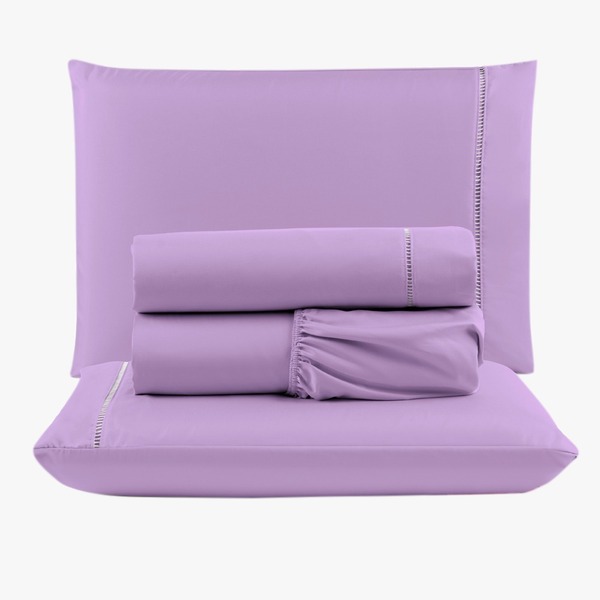 Jogo De Lençol Peletizado 400 Fios King 4 Peças Barato - Casa