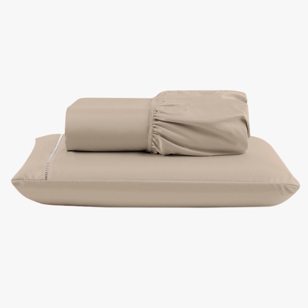 Jogo De Lençol Peletizado 400 Fios Solteiro 2 Peças Casa - Ho