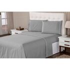Jogo De Lençol Percal 200 Fios Suave Feito Algodão Solteiro 3