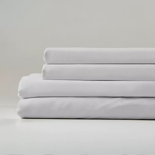 Jogo De Lençol Percal 400 Fios 4 Peças Ponto Palito Casal Bra