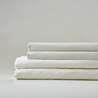 Jogo De Lençol Percal 4 Peças 400 Fios Ponto Palito Casal Pal