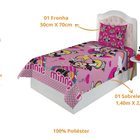 Jogo De Lençol Personagens Minnie Solteiro Lepper 2 Peças Mic