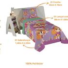 Jogo De Lençol Personagens Patrulha Canina Menina Solteiro Le