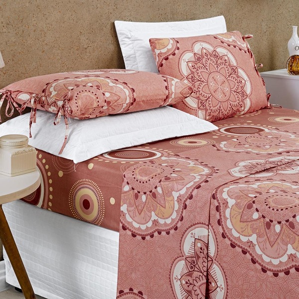 Jogo De Lençol Poeme King 4 Peças Barato - Renda