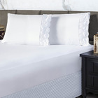 Jogo De Lençol Poliana King 3 Peças Bordado Inglês Microperca