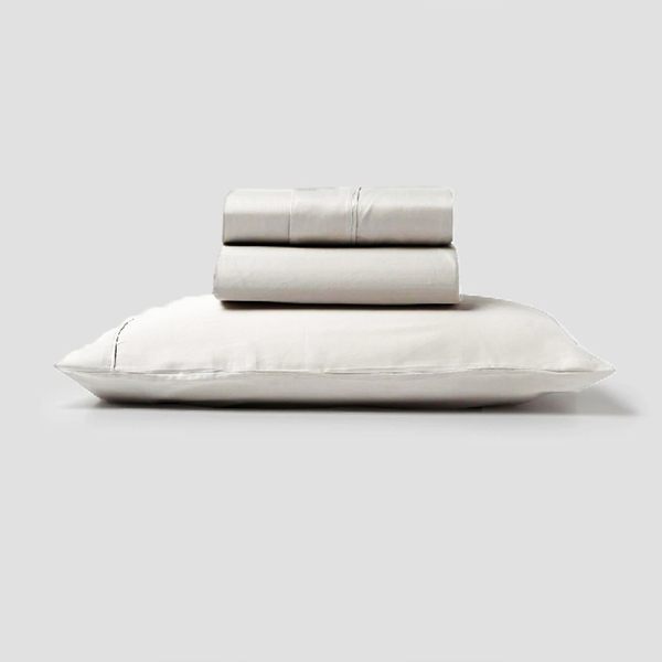 Jogo De Lençol Ponto Palito 400 Fios Com 3 Pçs Pele De Pêsseg