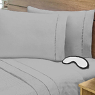 Jogo De Lençol Ponto Palito 400 Fios Com 4 Pçs  Queen Casen F