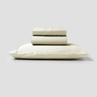 Jogo De Lençol Ponto Palito 400 Fios Com 4 Pçs Pele De Pêsseg