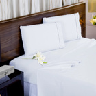 Jogo De Lençol Ponto Palito 4pçs 600 Fios King Branco Casen