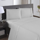 Jogo De Lençol Ponto Palito  3 Pçs 400 Fios  Padrão Fendi Cas