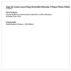 Jogo De Lençol Ponto Palito King Vermelho Marsala 3 Peças