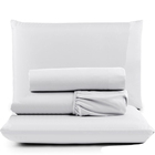 Jogo De Lençol Pratik Peletizado Queen 4 Peças Barato - Branc