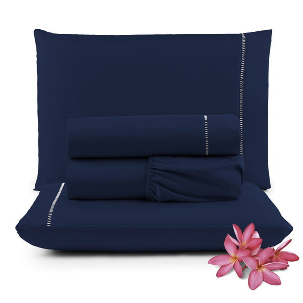 Jogo De Lençol Primor Casal 4 Peças Percal 400 Fios Ponto Pal