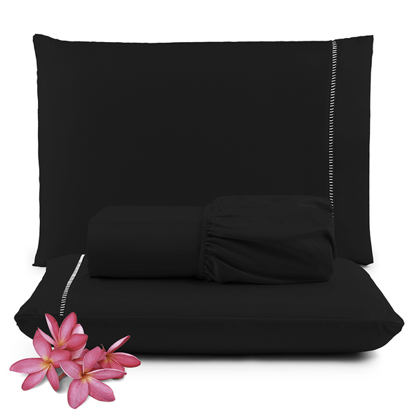 Jogo De Lençol Primor King 3 Peças Percal 400 Fios Ponto Pali