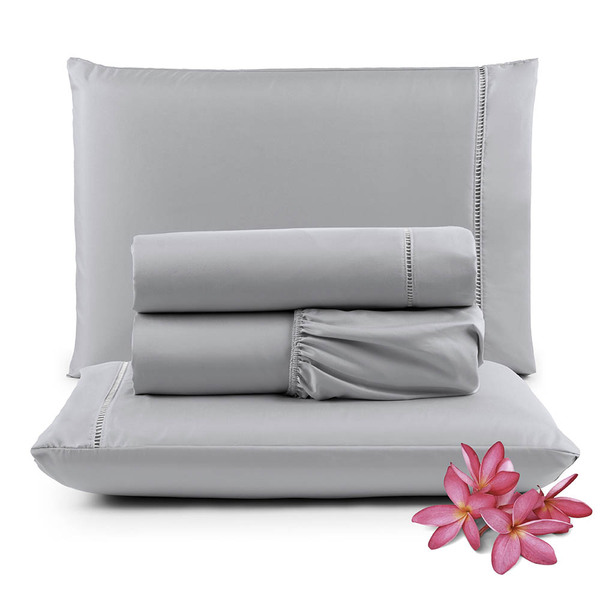 Jogo De Lençol Primor King 4 Peças Percal 400 Fios Ponto Pali