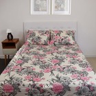 Jogo De Lençol Queen 100% Algodão Micropercal 150 Fios 3 Pçs