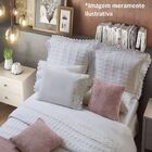 Jogo De Lençol Queen 200 Fios Vicenza Marken Fassi Branco